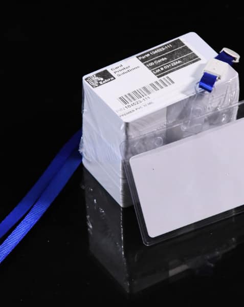 Badge PVC vierge pour imprimante à cartes carte badge pvc blanc vierge standard iso pour impression identification tunisie