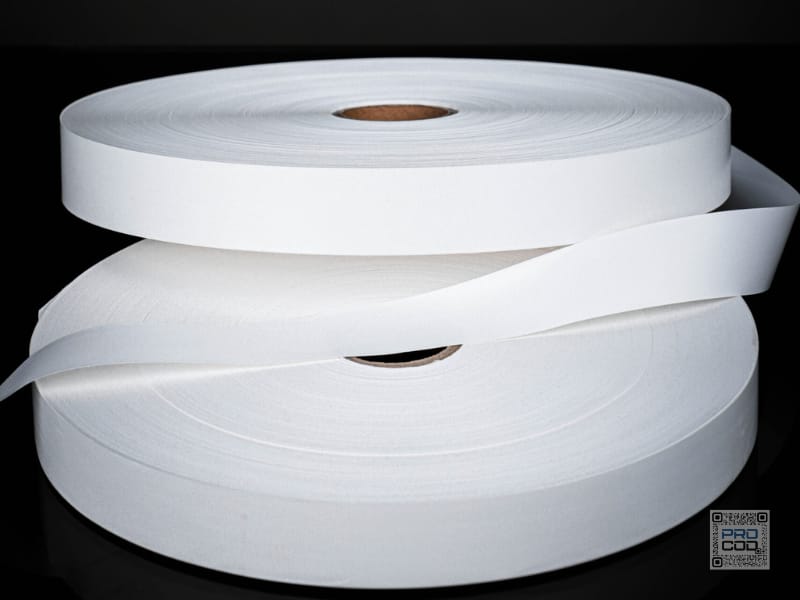 Ruban polyamide pour étiquetage textile rouleau ruban polyamide nylon blanc pour étiquette de composition textile Tunisie