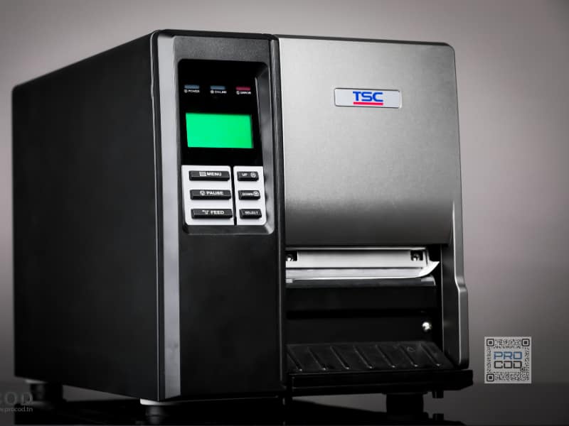 Imprimante thermique industrielle haute performance imprimante code-barres industrielle robuste châssis métallique pour gros volumes d'impression tunisie